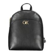 Zwarte rugzak met verstelbare banden Calvin Klein , Black , Dames