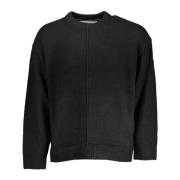 Zwarte Heren Top met Lange Mouwen Calvin Klein , Black , Heren