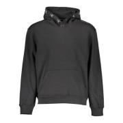 Hoodie Zwart Lange Mouw Calvin Klein , Black , Heren