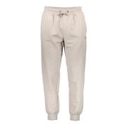 Heren Beige Sportieve Broek met Elastische Taille Guess , Beige , Here...