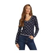 Rosie Sweater Donkerblauw Guess , Blue , Dames