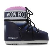 Sneeuwlaarzen Iconen Laag Moon Boot , Blue , Dames