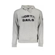 Grijs sweatshirt met capuchon en centrale zak North Sails , Gray , Her...