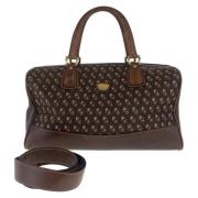 Pre-owned Canvas gucci-bags Gucci Vintage , Brown , Dames