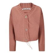 Gebreide Cardigan in Diverse Kleuren Acne Studios , Pink , Dames