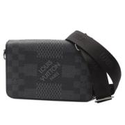 Pre-owned Canvas louis-vuitton-bags Louis Vuitton Vintage , Black , Da...