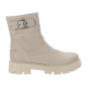 Meisjes Leren Enkellaarsjes Nerogiardini , Beige , Dames