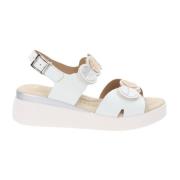 Dames sandalen van imitatieleer Cinzia Soft , White , Dames