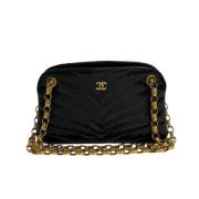 Pre-owned Leather crossbody-bags Chanel Vintage , Black , Dames