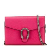 Pre-owned Leather gucci-bags Gucci Vintage , Pink , Dames