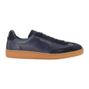 Blauwe Leren Sneakers met Signature Stripe PS By Paul Smith , Blue , H...