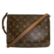 Pre-owned Canvas louis-vuitton-bags Louis Vuitton Vintage , Brown , Da...