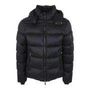 Blauwe Puffer Bomberjas Moorer , Blue , Heren