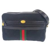 Pre-owned Canvas gucci-bags Gucci Vintage , Black , Dames