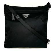 Pre-owned Canvas prada-bags Prada Vintage , Black , Dames