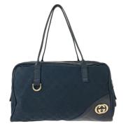 Pre-owned Canvas gucci-bags Gucci Vintage , Black , Dames