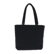 Pre-owned Cotton totes Chanel Vintage , Black , Dames