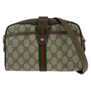 Pre-owned Canvas gucci-bags Gucci Vintage , Beige , Dames