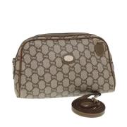 Pre-owned Leather gucci-bags Gucci Vintage , Beige , Dames