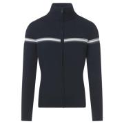 Moderne Merinowol Zip Hals Trui Fusalp , Blue , Heren