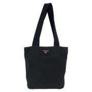 Pre-owned Canvas prada-bags Prada Vintage , Black , Dames