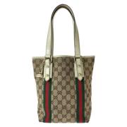 Pre-owned Canvas gucci-bags Gucci Vintage , Brown , Dames