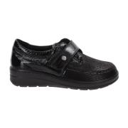 Leren Dames Sneakers Cinzia Soft , Black , Dames