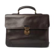 Pre-owned Leather louis-vuitton-bags Louis Vuitton Vintage , Brown , D...