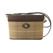 Pre-owned Canvas shoulder-bags Burberry Vintage , Brown , Dames