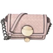 Pre-owned Leather clutches Bottega Veneta Vintage , Pink , Dames