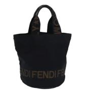 Pre-owned Nylon handbags Fendi Vintage , Black , Dames