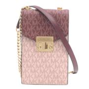 Pre-owned Canvas shoulder-bags Michael Kors Pre-owned , Pink , Dames