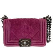 Pre-owned Canvas crossbody-bags Chanel Vintage , Pink , Dames