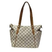 Pre-owned Canvas louis-vuitton-bags Louis Vuitton Vintage , White , Da...