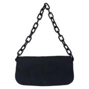 Pre-owned Canvas prada-bags Prada Vintage , Black , Dames