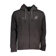 Grijze Hoodie met Borduursel U.s. Polo Assn. , Gray , Heren