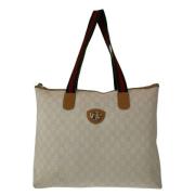 Pre-owned Canvas gucci-bags Gucci Vintage , White , Dames