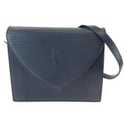 Pre-owned Leather shoulder-bags Yves Saint Laurent Vintage , Black , D...