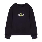 Angel Jewel Geborduurde Sweatshirt Barrow , Black , Heren