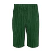 Geplooide shorts Issey Miyake , Green , Heren