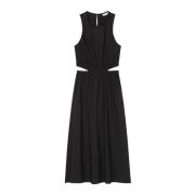 Jurk met uitsnijding Marc O'Polo , Black , Dames