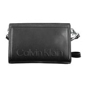 Zwarte Dames Schoudertas met Afneembare Band Calvin Klein , Black , Da...