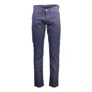 Blauwe Biologisch Katoenen Slim Jeans Gant , Blue , Heren