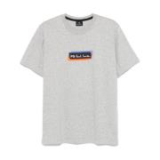 Grijze Jersey Logo T-shirt Paul Smith , Gray , Heren