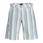 Witte Katoenen Bermuda Jeans met 5 Zakken Gant , Multicolor , Heren