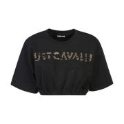 Zwarte T-shirts & Polos voor vrouwen Just Cavalli , Black , Dames