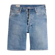 501 Original Shorts voor Mannen Levi's , Blue , Heren