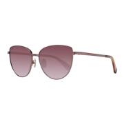 Bronze Cat Eye Gradient Zonnebril Max Mara , Brown , Dames