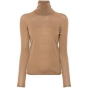 Klassieke Jersey met Omslag Max Mara , Brown , Dames