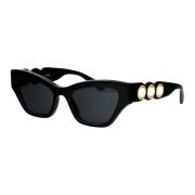 Stijlvolle zonnebril met model 0Sk6021 Swarovski , Black , Dames